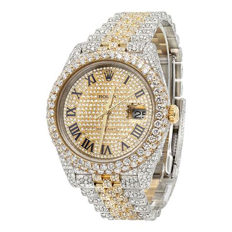 faux diamond rolex